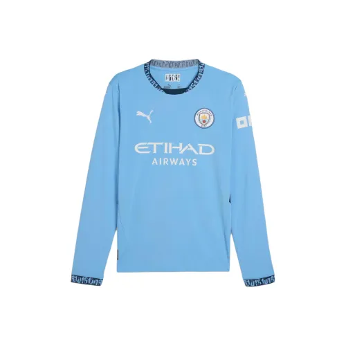 PUMA Camiseta De Fútbol De Manga Larga Manchester City 24/25 Local Para Hombre