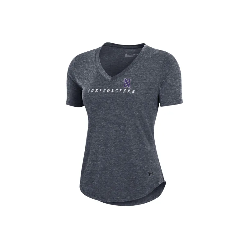 Under Armour UA Breezy Jersey T-Shirt Women's Dark Gray-0