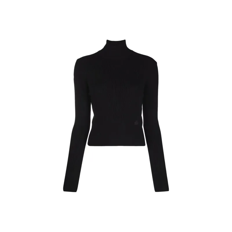 Patou Ribbed knit Turtle neck Jumper-0