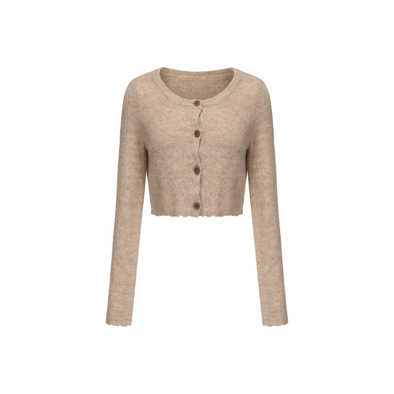 CHIWAWAMEME Cashmere Sweater Women's Coffee-0