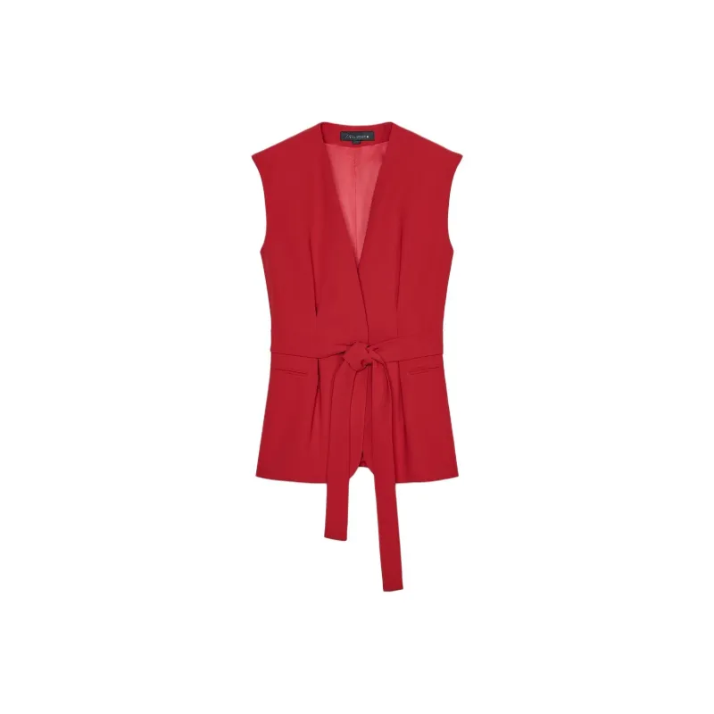 ZARA ZW Series Tank Top Women's Red-0