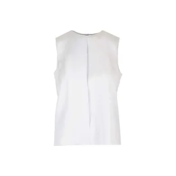 THEORY Sleeveless Silk Blouse