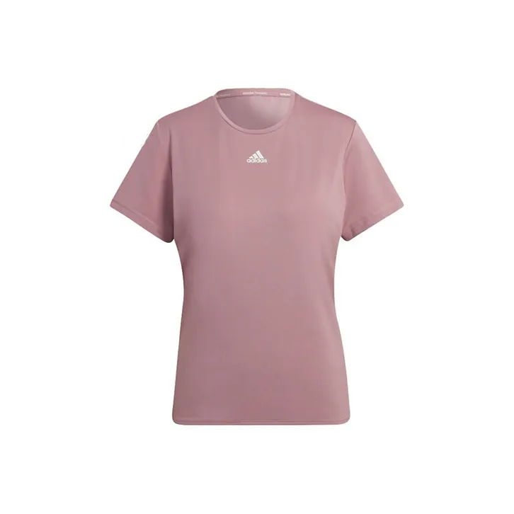 Adidas T Shirts Women's Purple Pink-0