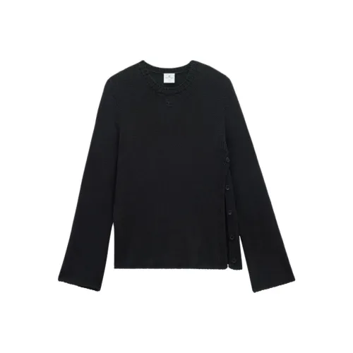 COURREGES Open Side Crewneck Jumper