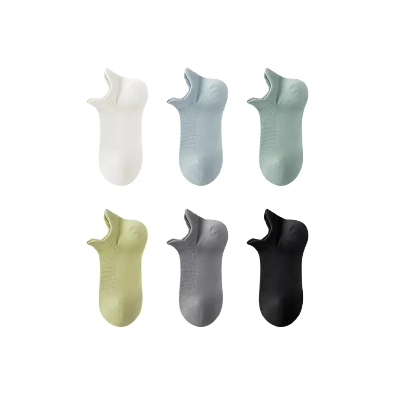 LUYOUYE No Show Socks Men's 6 Pack-15