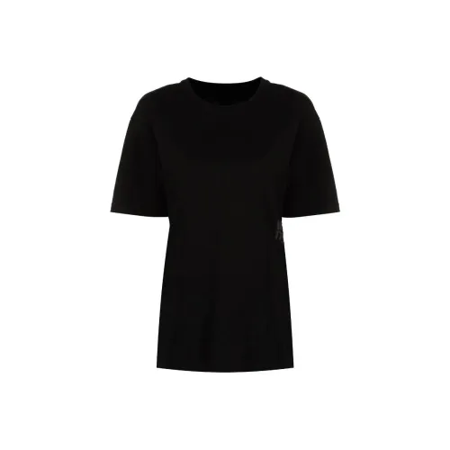 Alexander Wang Essential Jersey Puff Logo Shrunk Tee Black
