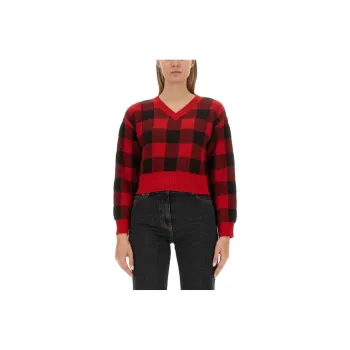 MOSCHINO Check pattern Wool blend Jumper