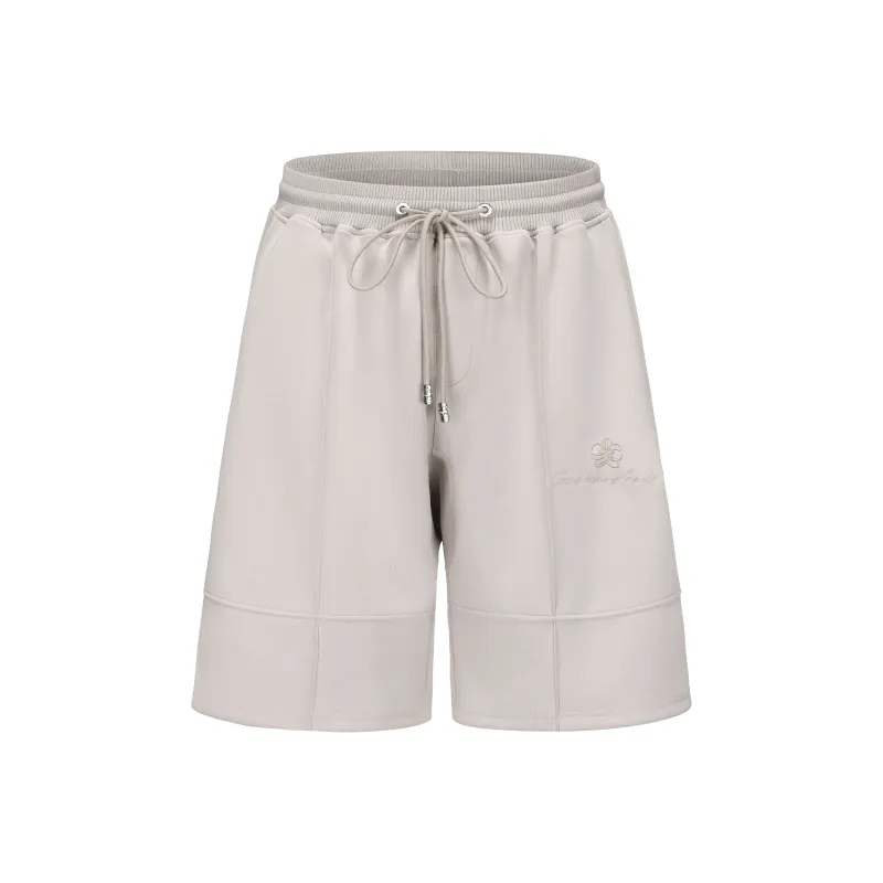 GALLIANO LANDOR Casual Shorts Unisex Pearl Gray-0