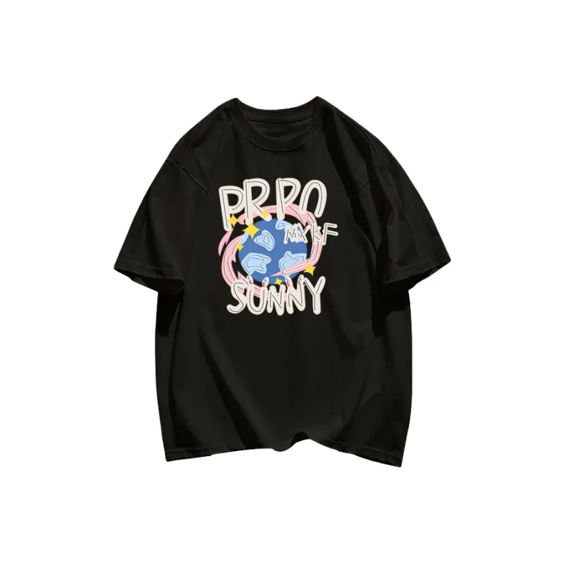 Cotton shopping T Shirts Unisex-0