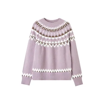 XIANGYING Sweater Women's Purple