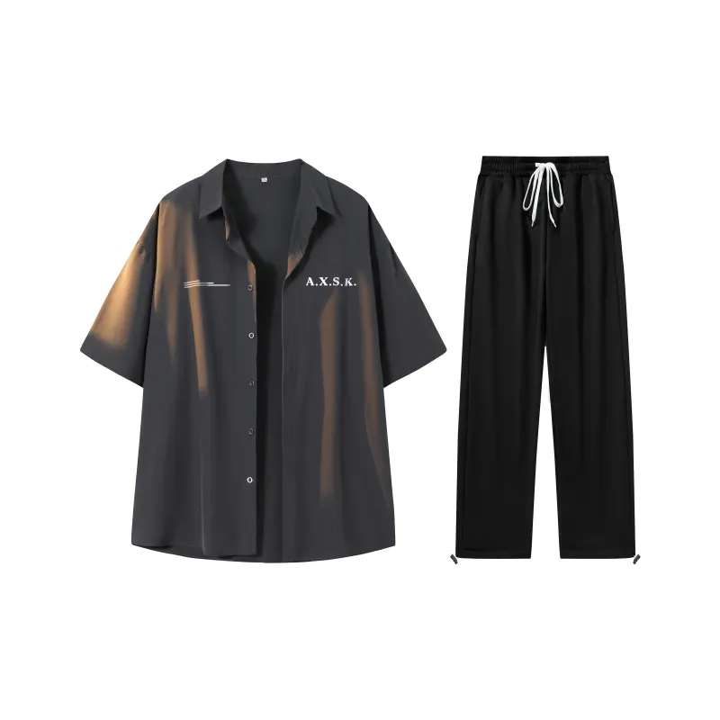 A.X.S.K Shirt Matching Set Unisex-12