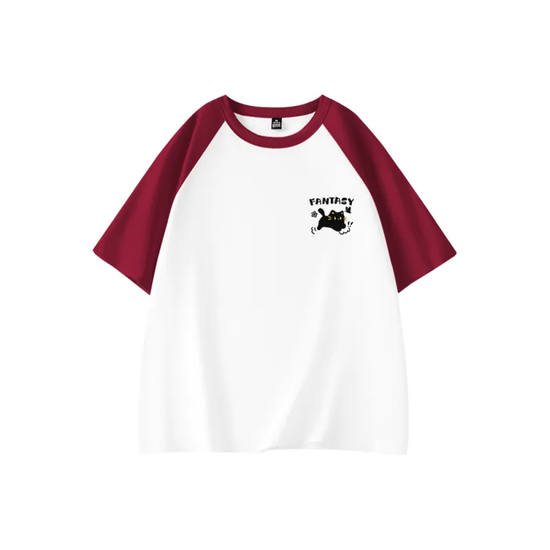 Cotton Raglan Sleeve T Shirt Women's-8