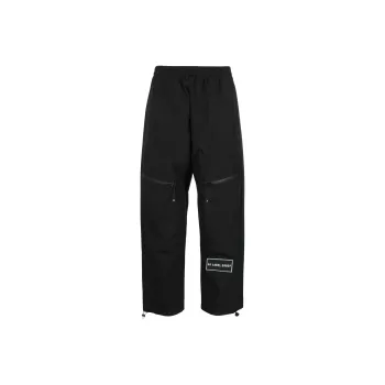 44 Label Group Logo Patch Straight Leg Trousers