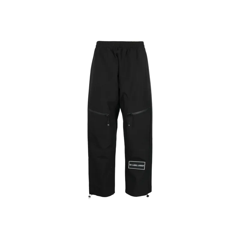 44 Label Group Logo patch Straight leg Trousers-0