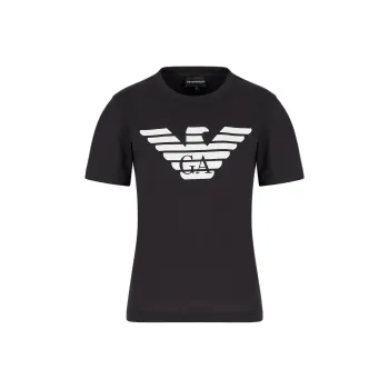 EMPORIO ARMANI Asv Organic jersey T shirt With Logo Print