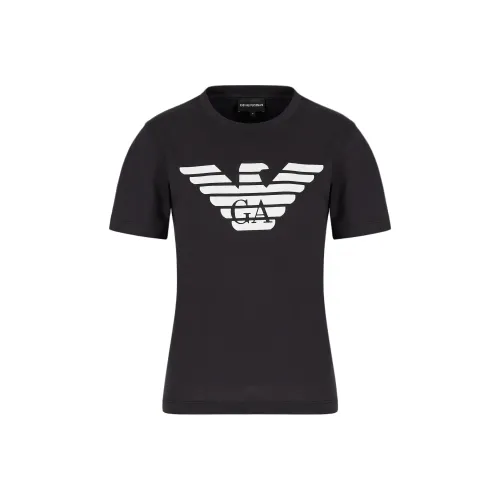 EMPORIO ARMANI Asv Organic jersey T shirt With Logo Print