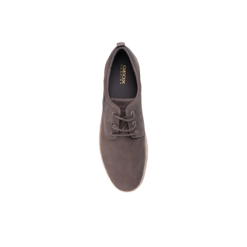 GEOX Pantelleria Low Top Canvas Shoes Men's Umber-4