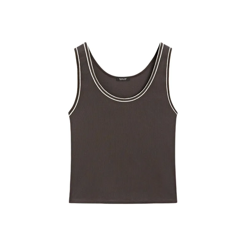 Massimo Dutti Tank Top Women's Brown-0