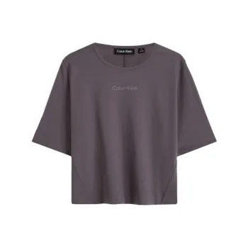 CALVIN KLEIN Regular T Shirt Women's Gray Tin Can