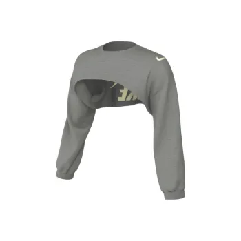 Nike Crop Tops Women's Medium Gray
