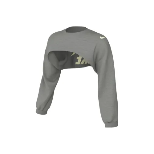 Nike Crop Tops Women's Medium Gray