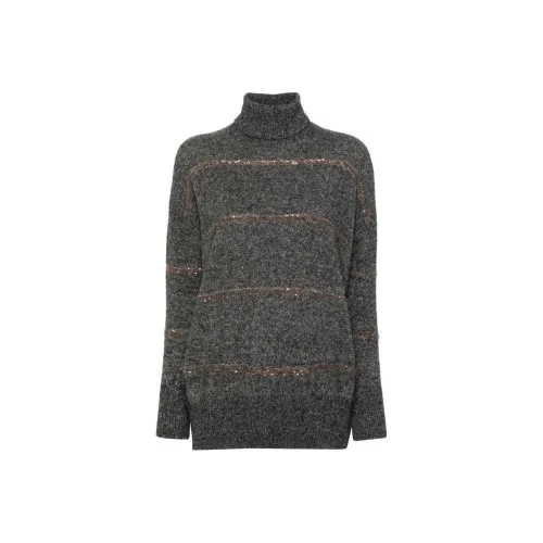 Brunello Cucinelli Oversized Turtleneck Knitted Jumper