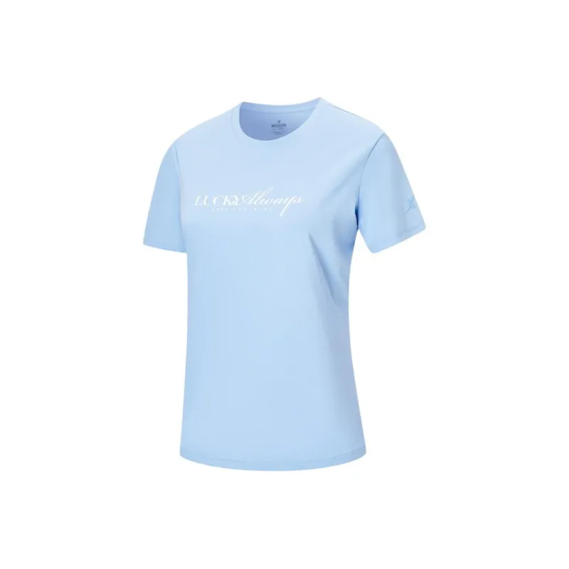 XTEP Variety Training Collection T Shirt Women's Vast Sea Blue-0