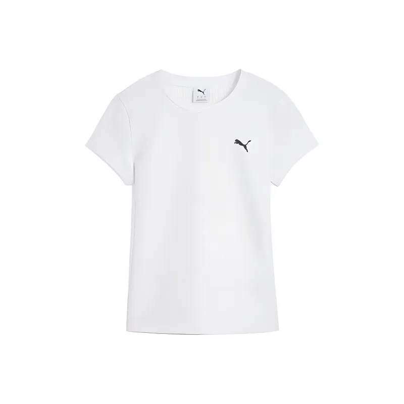 PUMA ESS Regular T Shirt Women's White-0