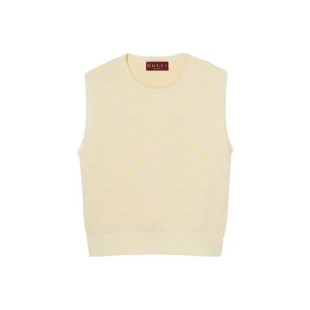 GUCCI Tank Top Women's Light Yellow
