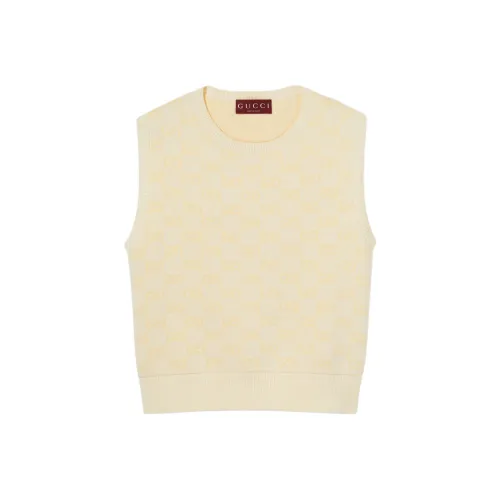 GUCCI Tank Top Women's Light Yellow