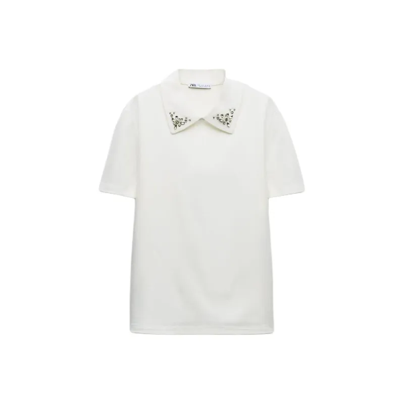 ZARA T-Shirts Women's White-0