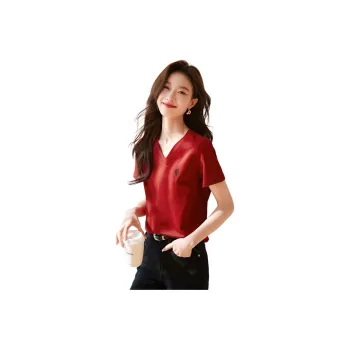 Mo Han Yi Mei T Shirt Women's Red