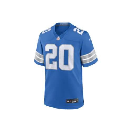 Nike Barry Sanders Detroit Lions Men's Nike Nfl Game Football Jersey