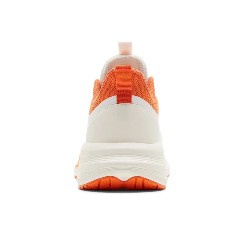 PEAK Taichi Flying Horse Low Top Running Shoes Men's White Orange-4