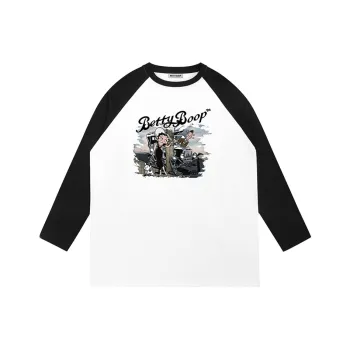 BETTY BOOP T Shirt Unisex White/Black