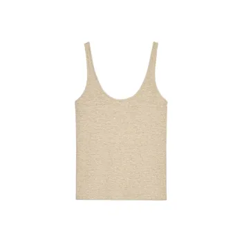 ZARA Tank Tops Women's Sand/Zebra Print