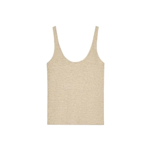 ZARA Tank Tops Women's Sand/Zebra Print