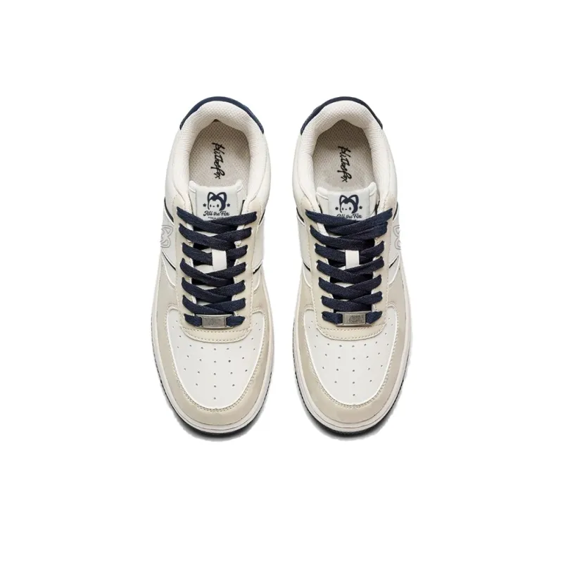ALI THE FOX Low-Top Skateboard Shoes Women's Classic White/Hai Chang Blue-35