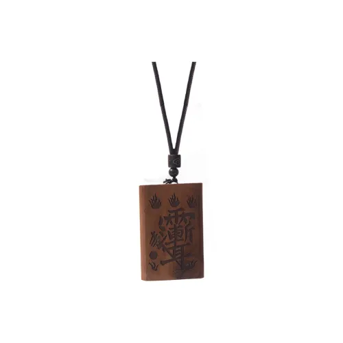 XIBAOCHUNHUA Lightning Struck Wood Necklaces Unisex