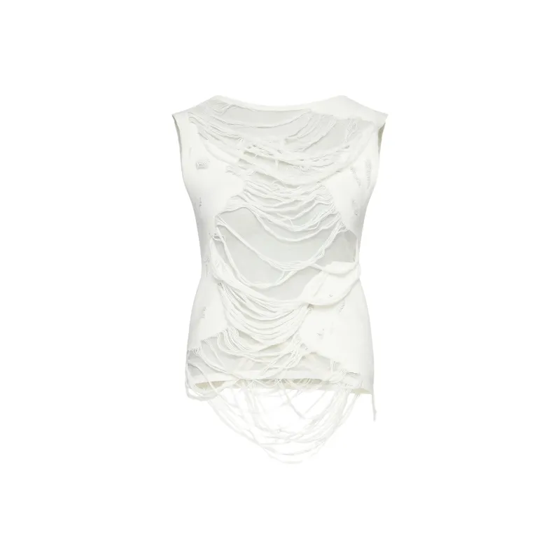 MM6 Maison Margiela Distressed Top-0