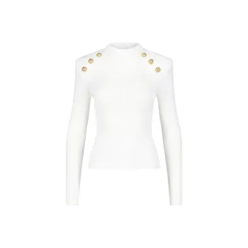 BALMAIN 6-Buttons Knit Jumper