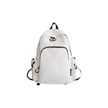 BRABOSTON Nylon Backpack Unisex Ivory/Black/Green/Pink