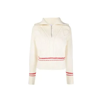 Marine Serre Sweaters Women's Ecru