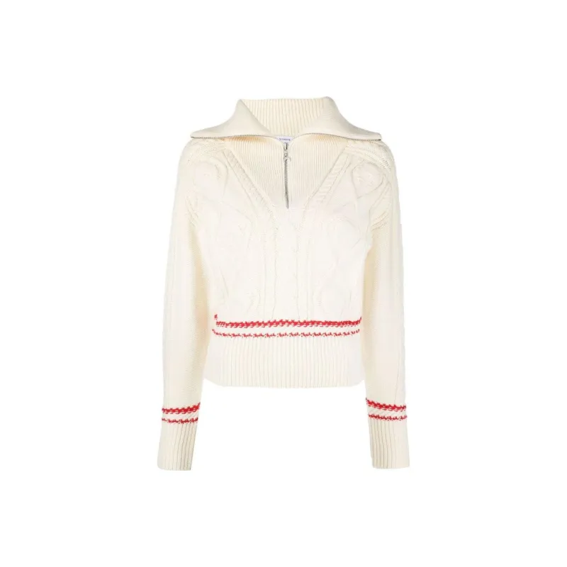 Marine Serre Sweaters Women's Ecru-0