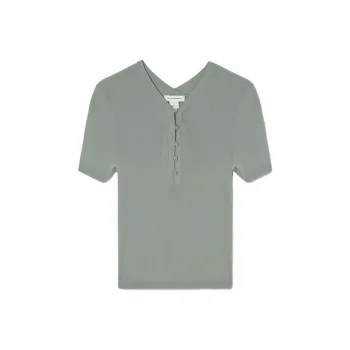 CLUB MONACO Regular T-Shirt Women's Green