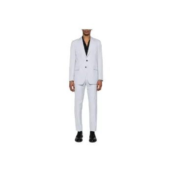 DRIES VAN NOTEN SS24 Business Suits Men's Pink Blue