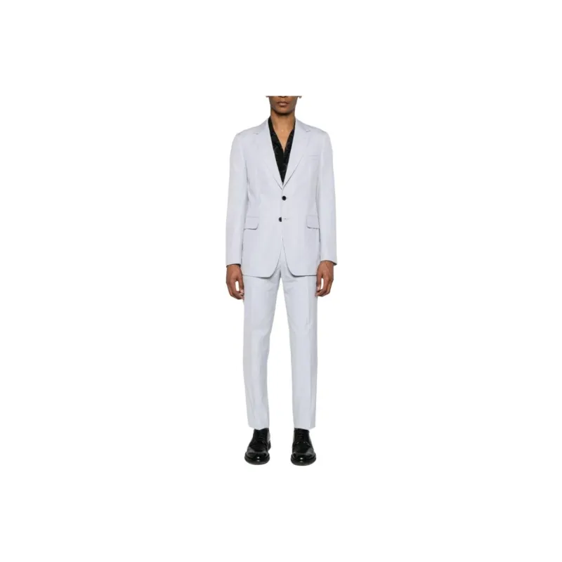 DRIES VAN NOTEN SS24 Business Suits Men's Pink Blue-0