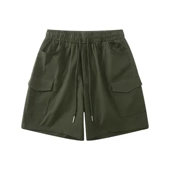 I'm David Casual Shorts Men's Army Green