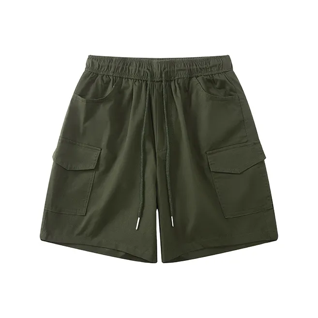 I'm David Casual Shorts Men's Army Green-0