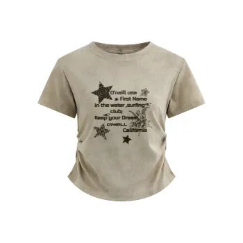 O'Neill T Shirt Unisex Tie Dye Khaki